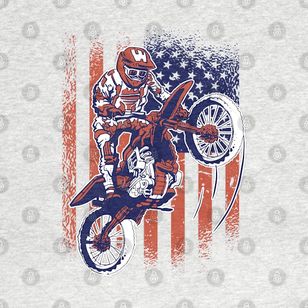 Motocross American Glory by Life2LiveDesign